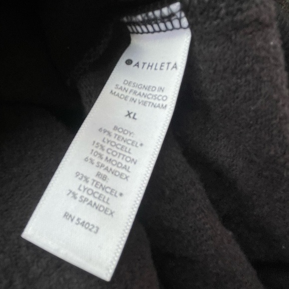 Athleta Balance Sweatshirt Zip Up Hooded Jacket Size XL - Picture 7 of 7